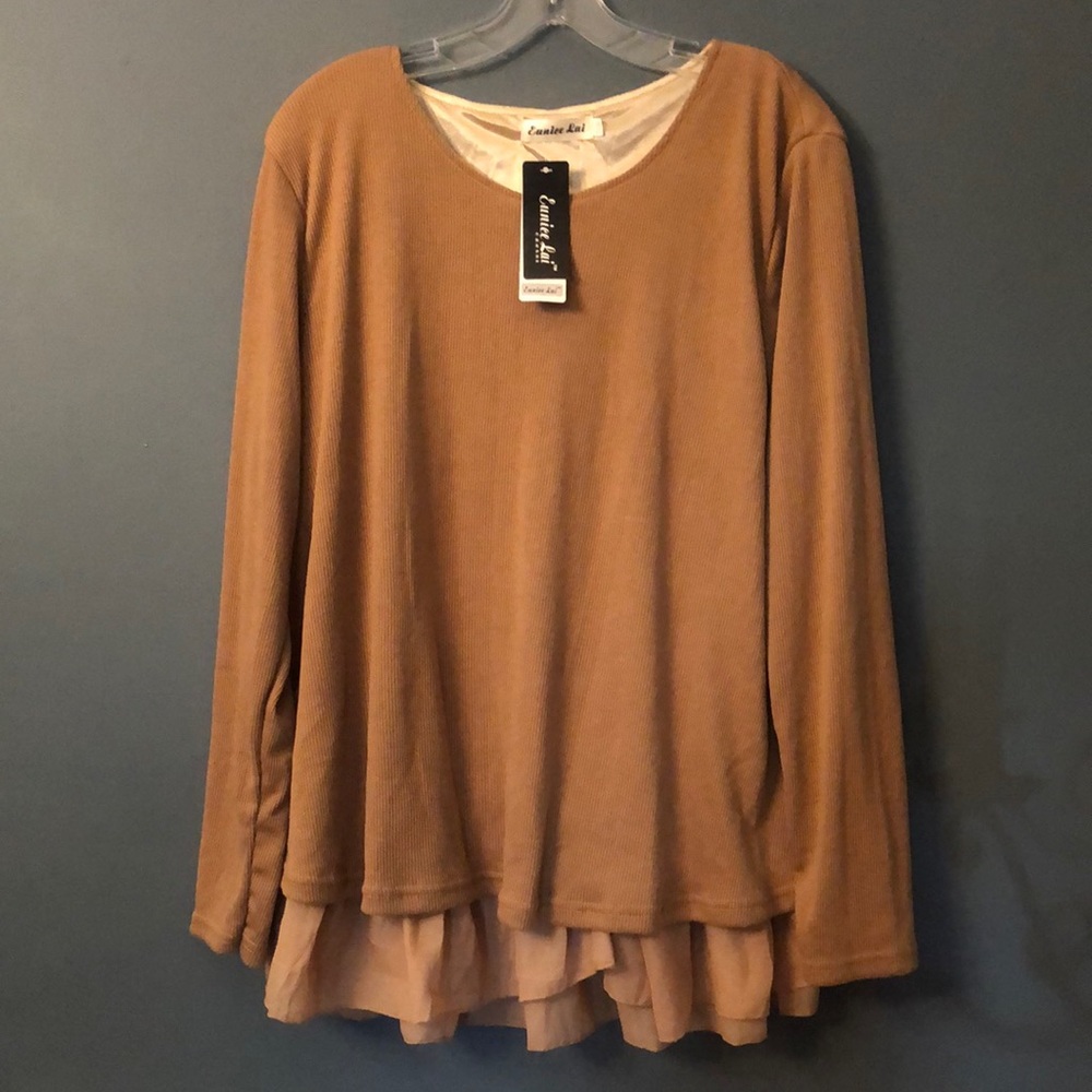 New Eunice Lai women’s brown top size XXXL